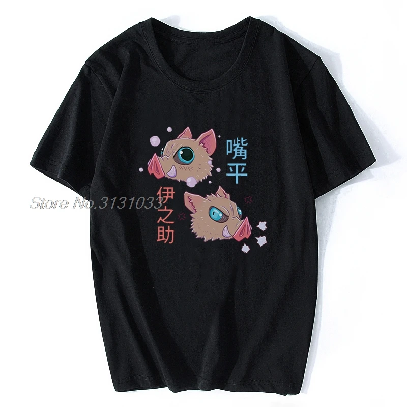 Anime iblis avcısı T Shirt Anime Hayranları İçin Pamuk Erkekler Tshirt Streetwear Kimetsu Hiçbir Yaiba Dijital Baskı T-shirt Tees
