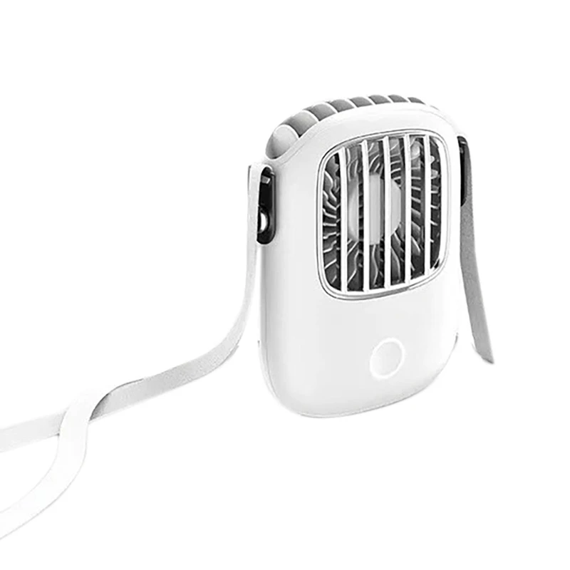 Boyun Asılı Fan Taşınabilir Mini USB Fan Hava Soğutucu Şarj Edilebilir Ventilador Küçük Seyahat El Elektrikli Fan Ev İçin