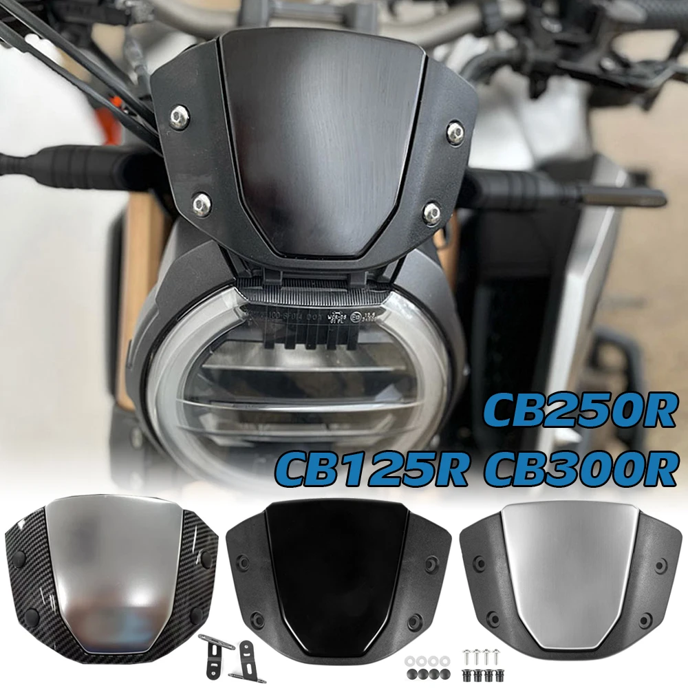 CB125R Cam CB300R Cam rüzgar deflektörü Honda CB250R CB 125R 250R 300R 2018 2019 2020 2021 Motosiklet Aksesuarları