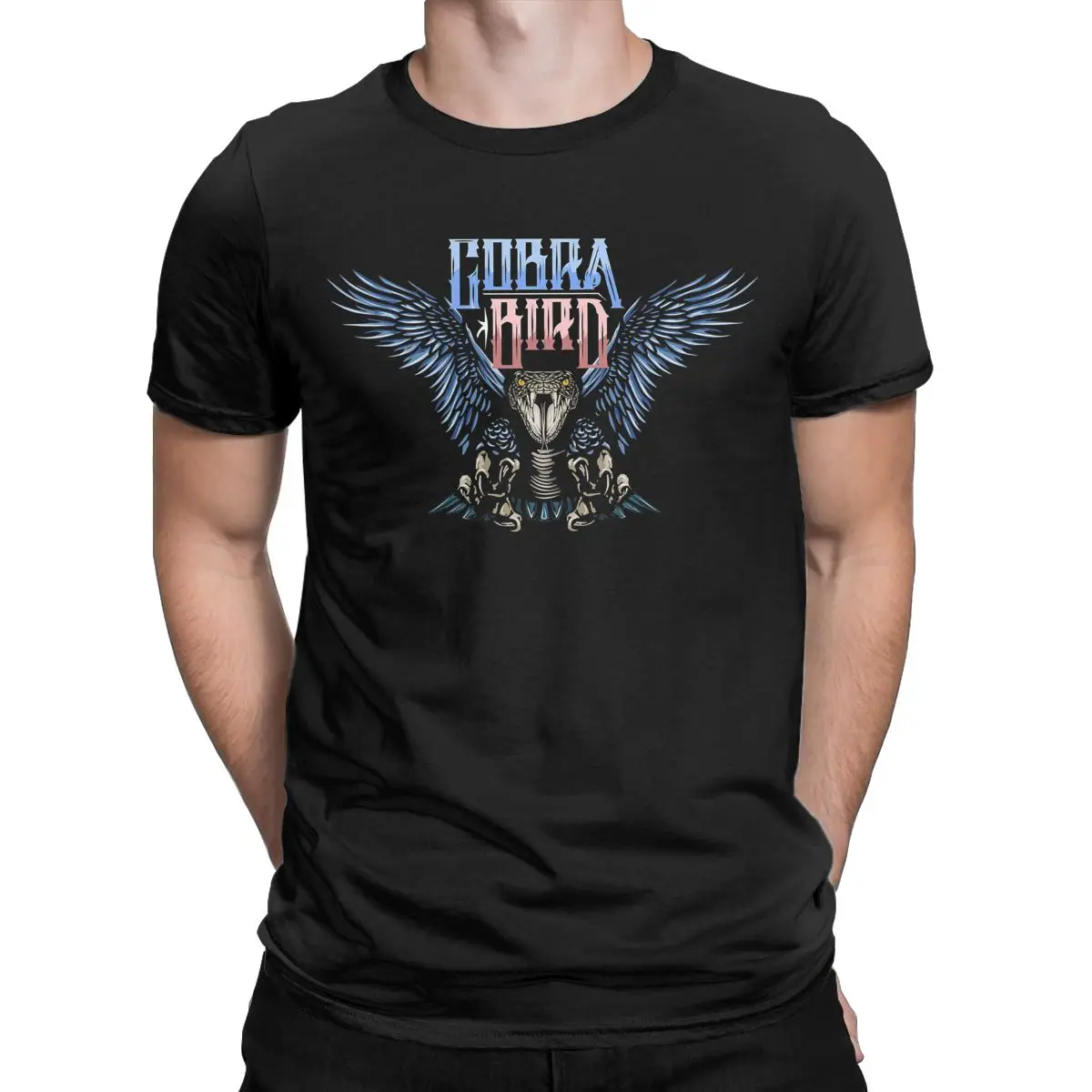 Erkek kadın Cobra Kuş Klasik T Shirt T Shirt %100 % pamuklu üst giyim Harika Kısa Kollu Ekip Boyun Tees Yaz T-shirt