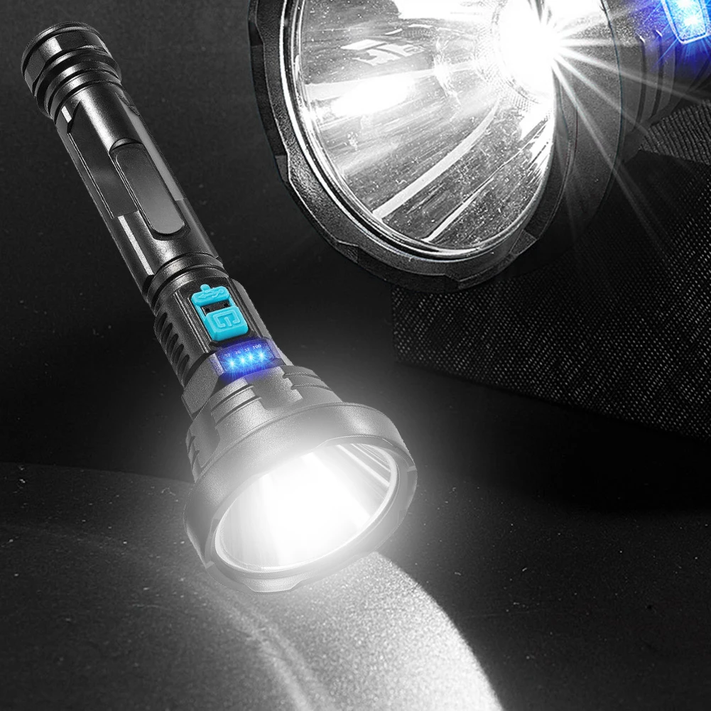 LED güç Bankası Lambası Çok Fonksiyonlu El Feneri Projektör USB Şarj acil durum ışığı Kısılabilir Açık Aksesuarları için