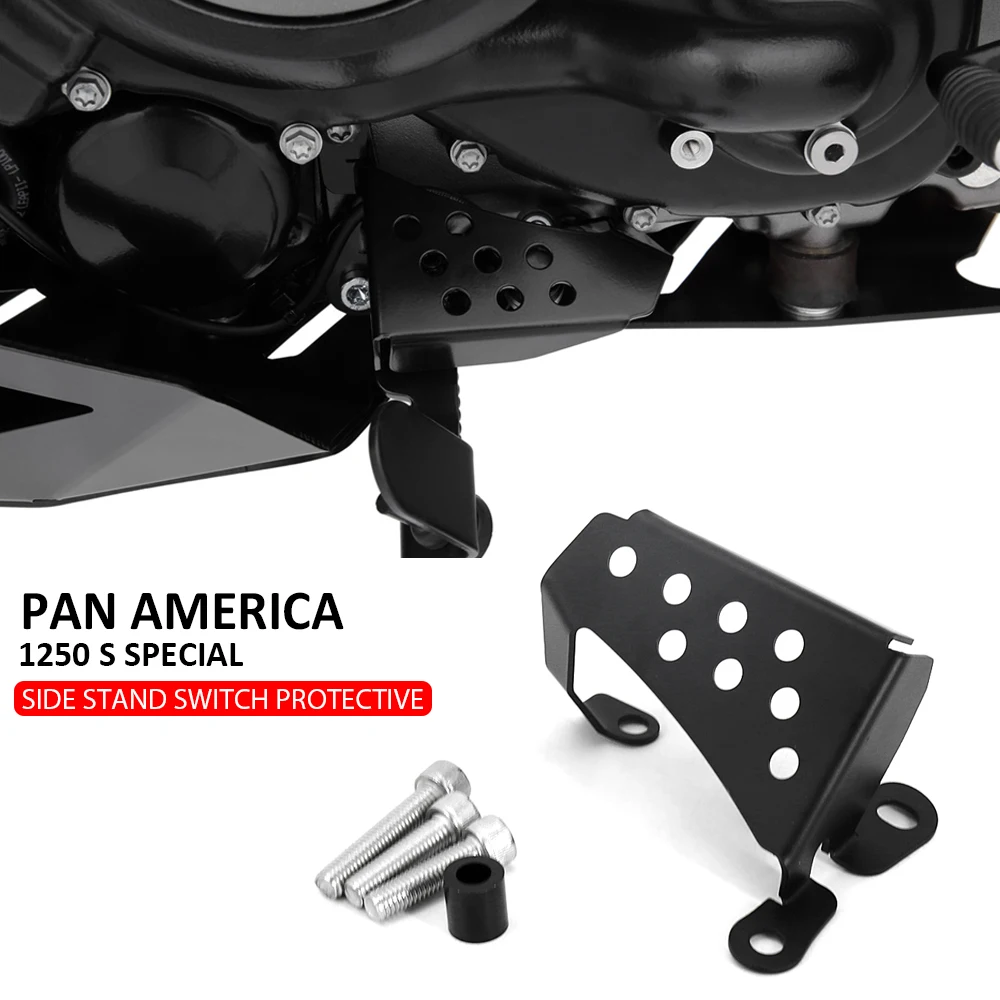 Motosiklet Aksesuarları CNC Alüminyum Yan Tekme Anahtarı koruma kapağı Koruyucu Pan Amerika 1250 S Özel PA1250 2021 2022